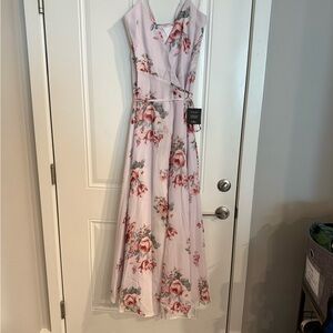 Lulu's Lavender Floral Maxi Dress BRAND NEW WITH TAGS